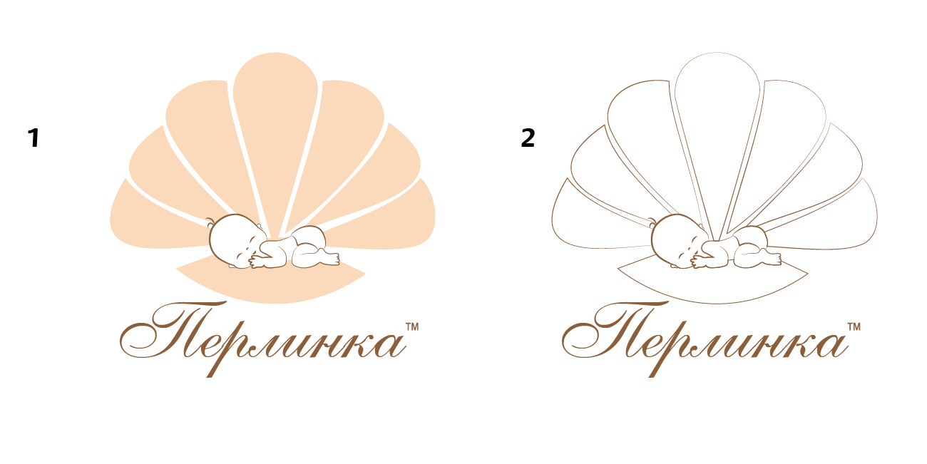 Лого для магазина товаров для новорожденных