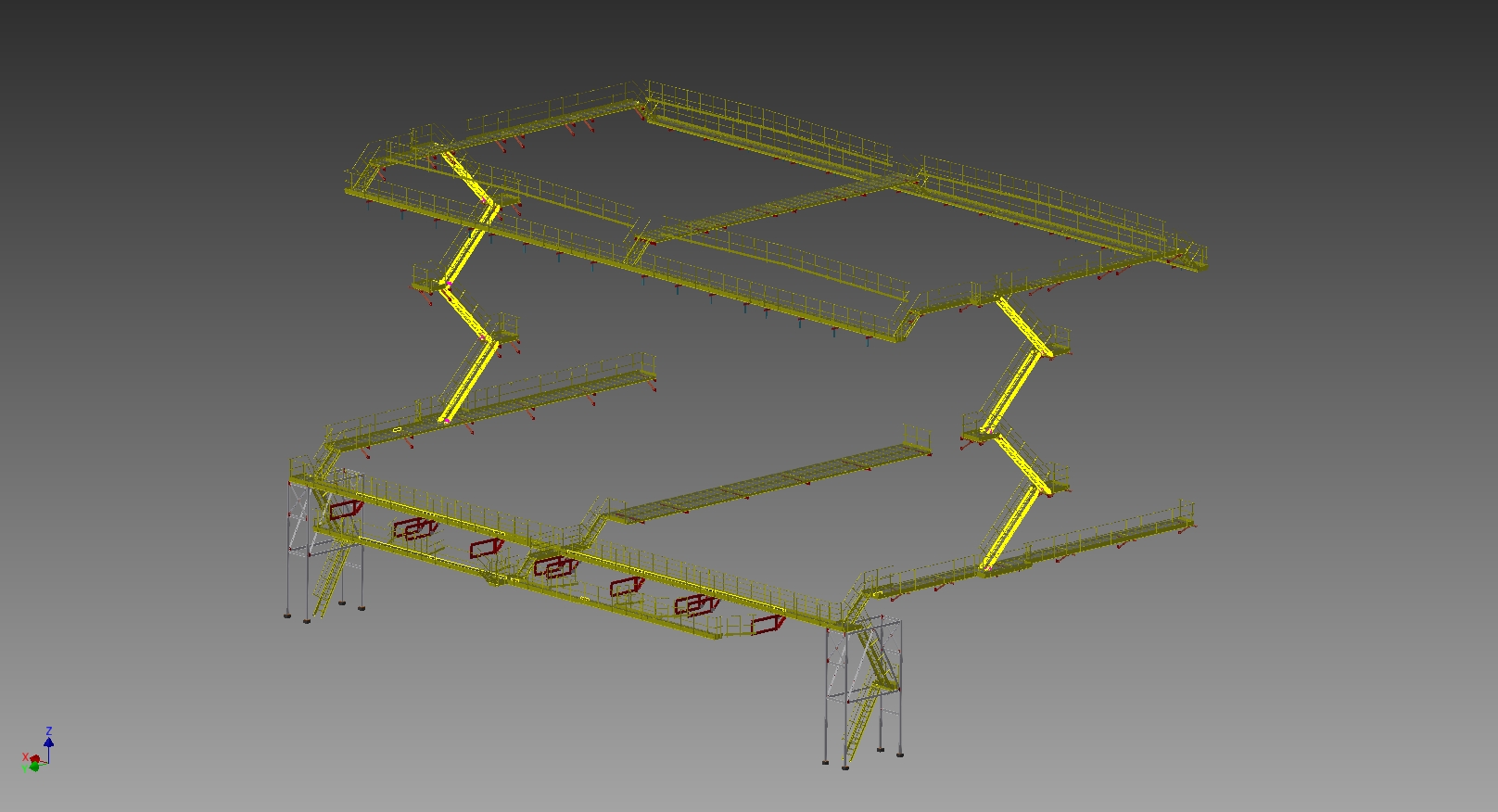 Лестничные марши и площадки