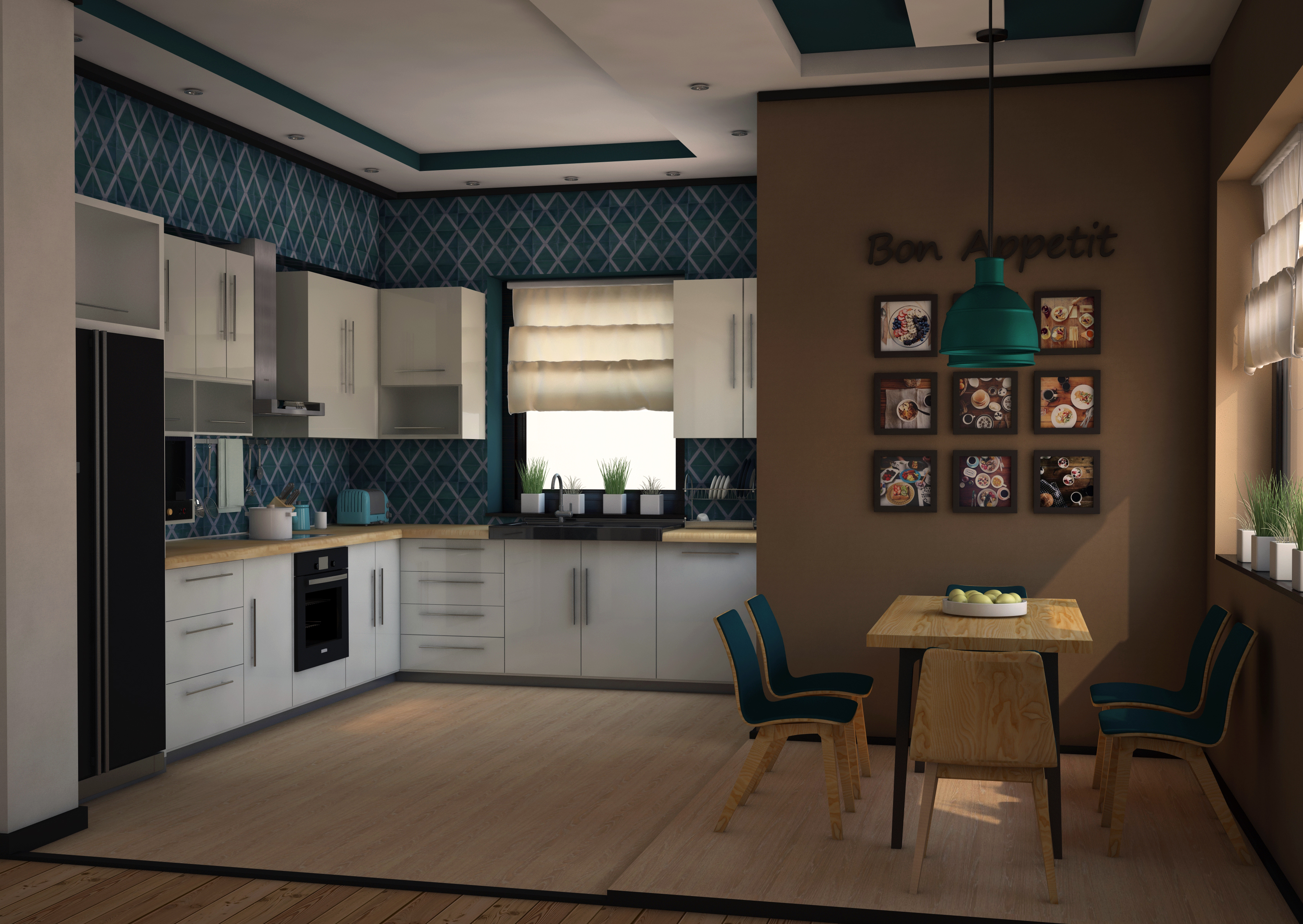 Проект жилого дома(Кухня)