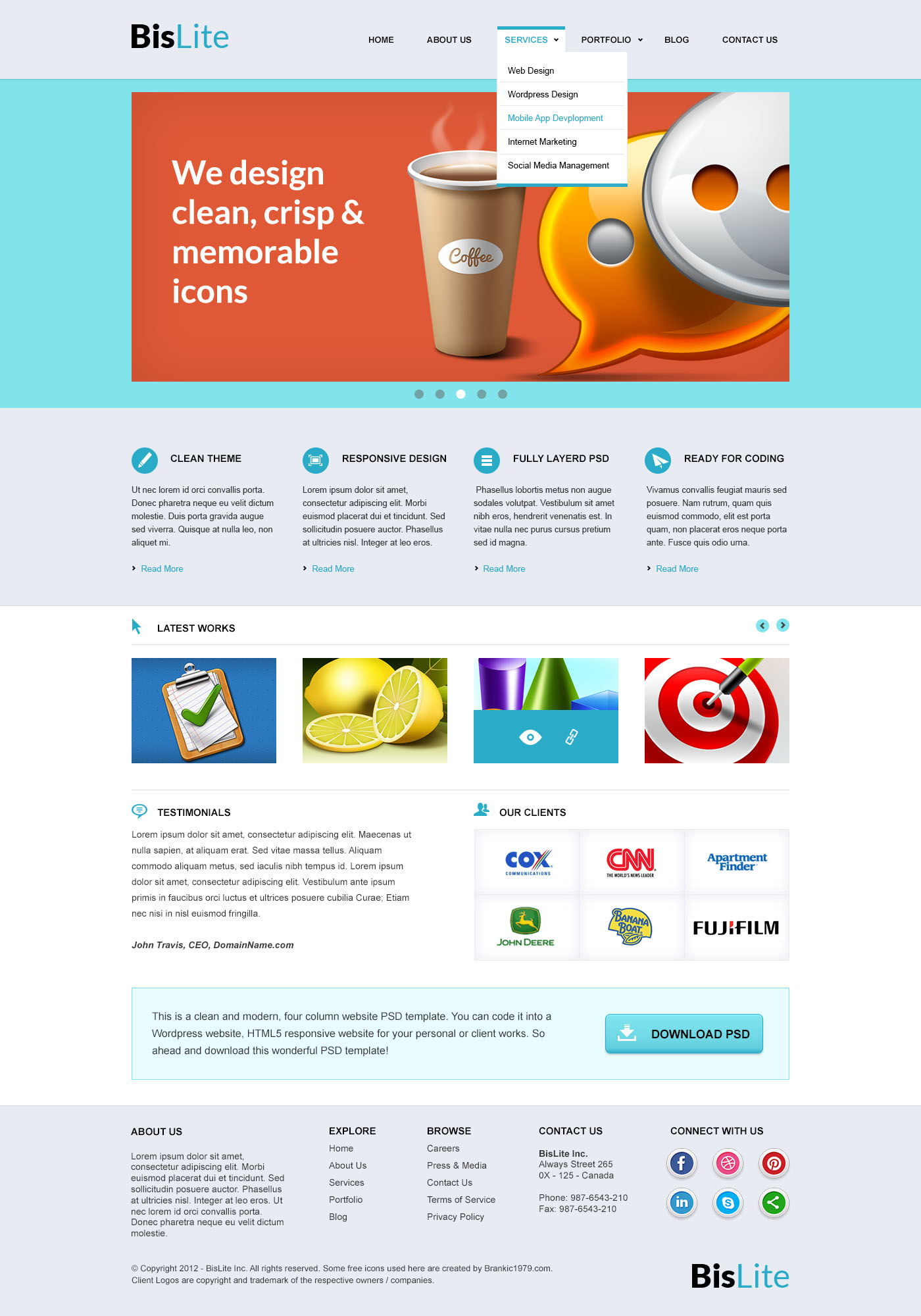 Адаптивная верстка