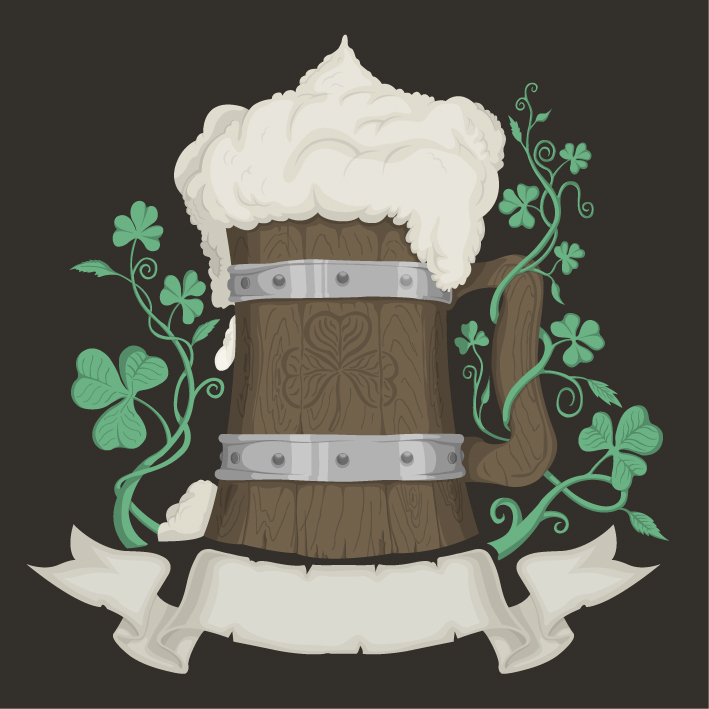 Иллюстрация из серии "Irish pub" #2