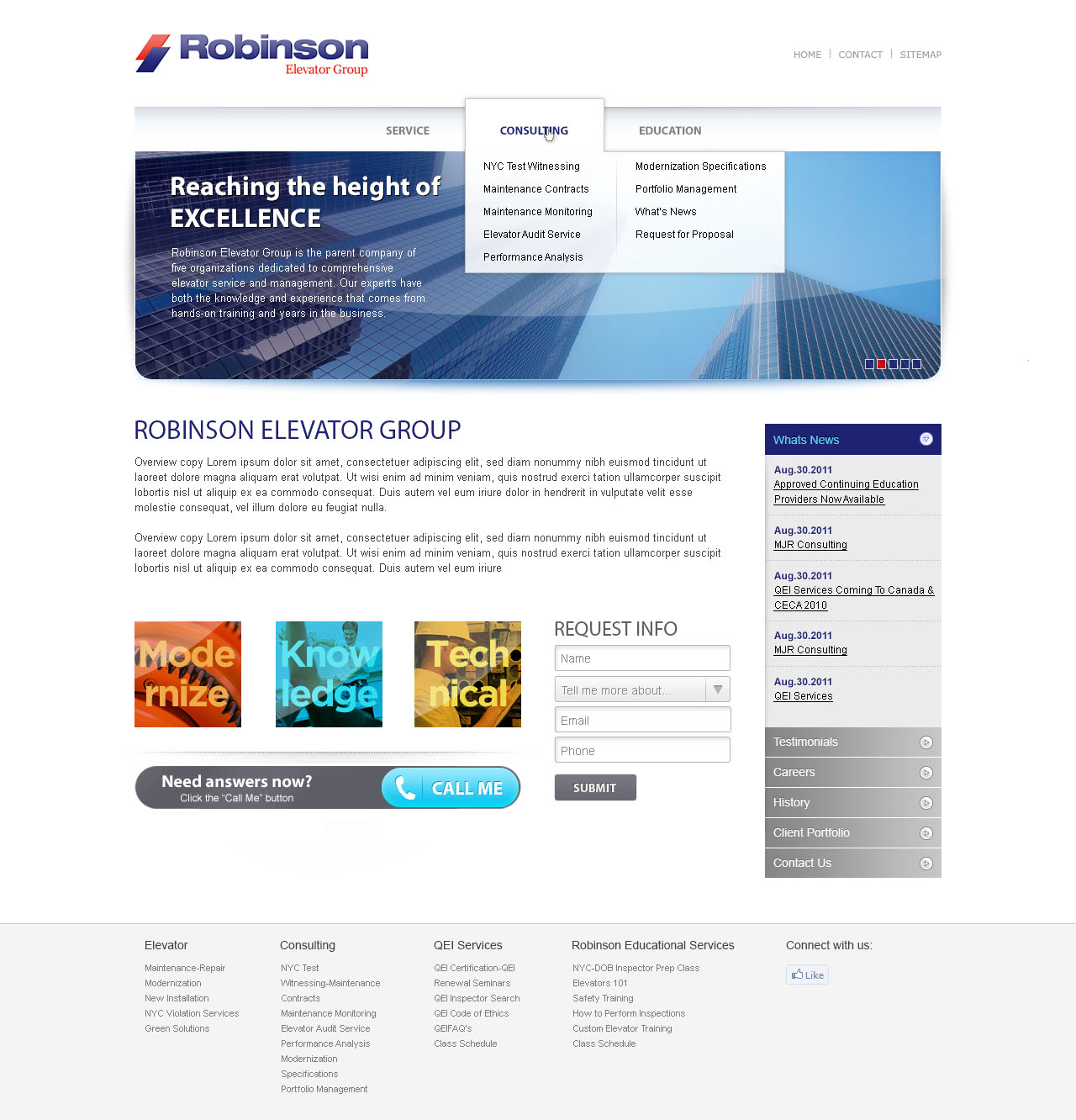 Многостраничный проект - главная