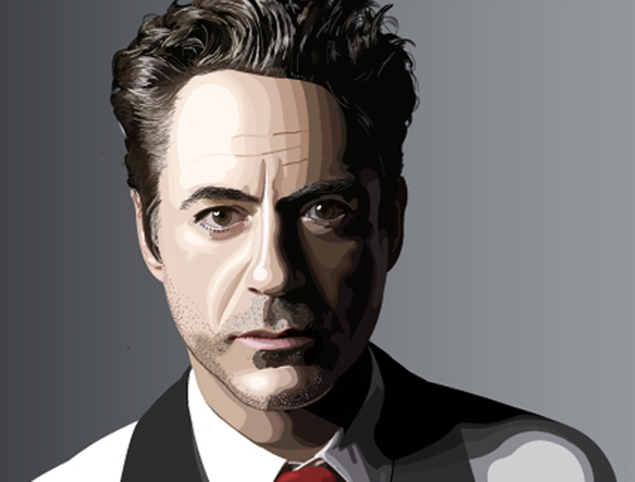 Портрет актера Дауни младшего