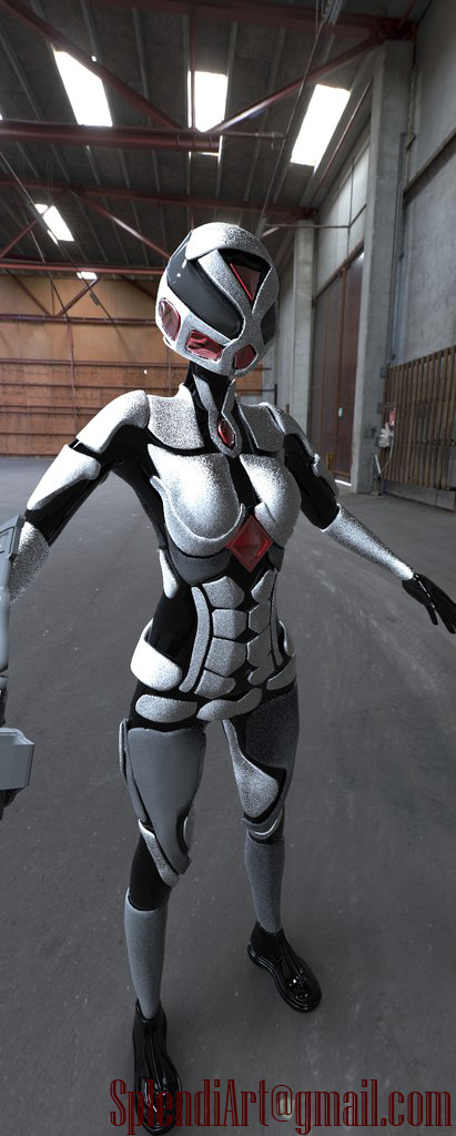 Robot Female Character