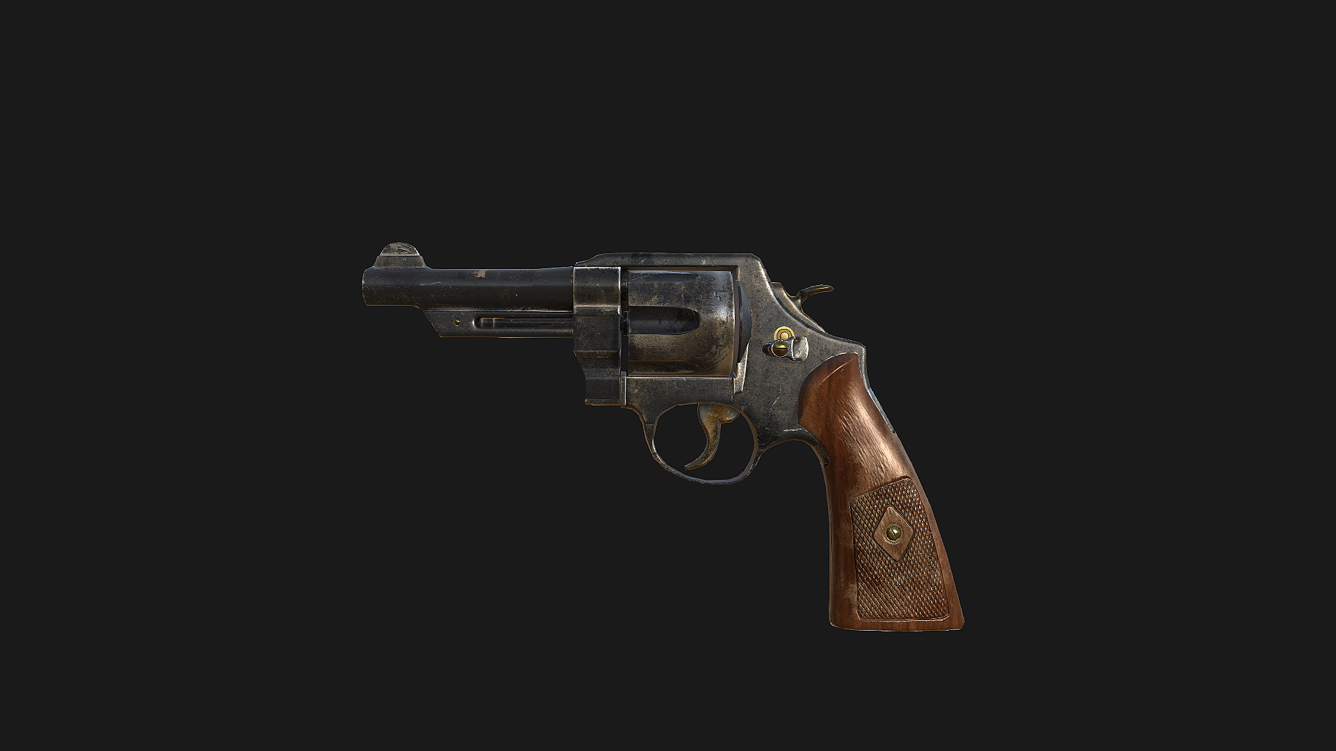Low-poly Gun