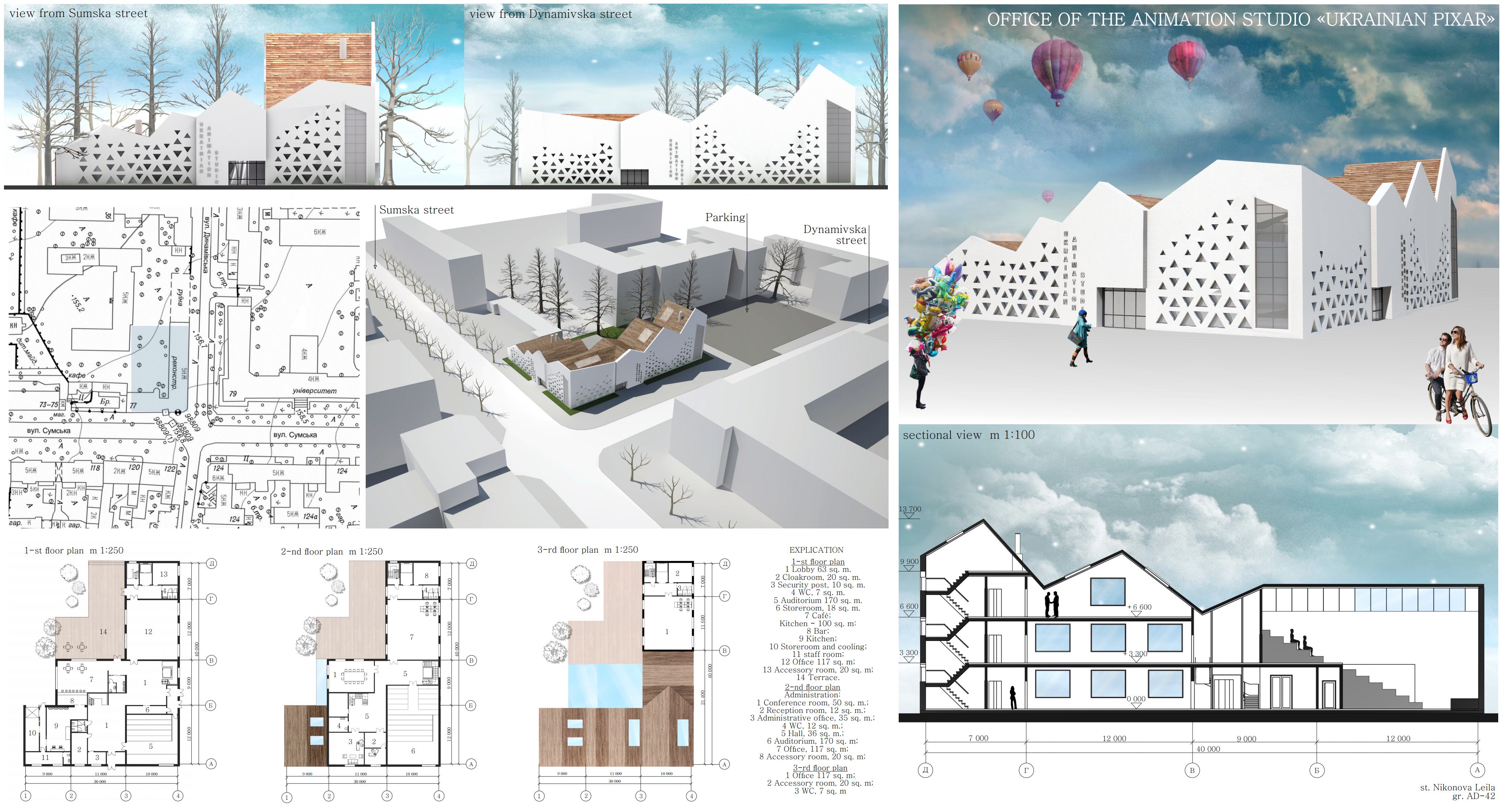 Office project, student work