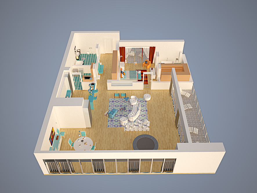 3D визуализация интерьера