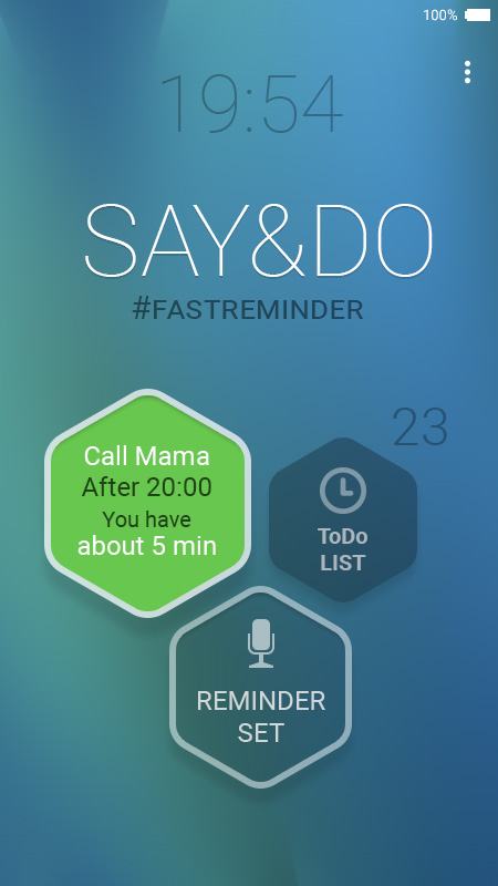 Reminder app concept