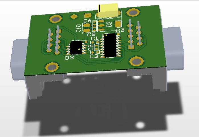 Преобразователь интерфейсов RS422 в RS322