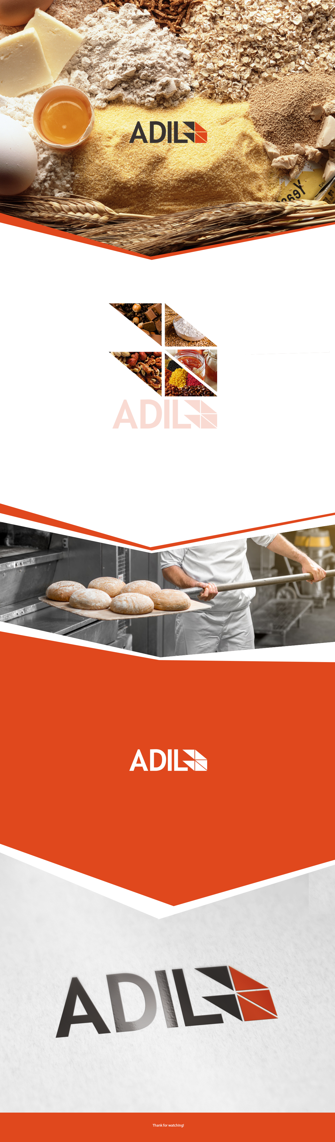 Разработка логотипа для компании ADIL