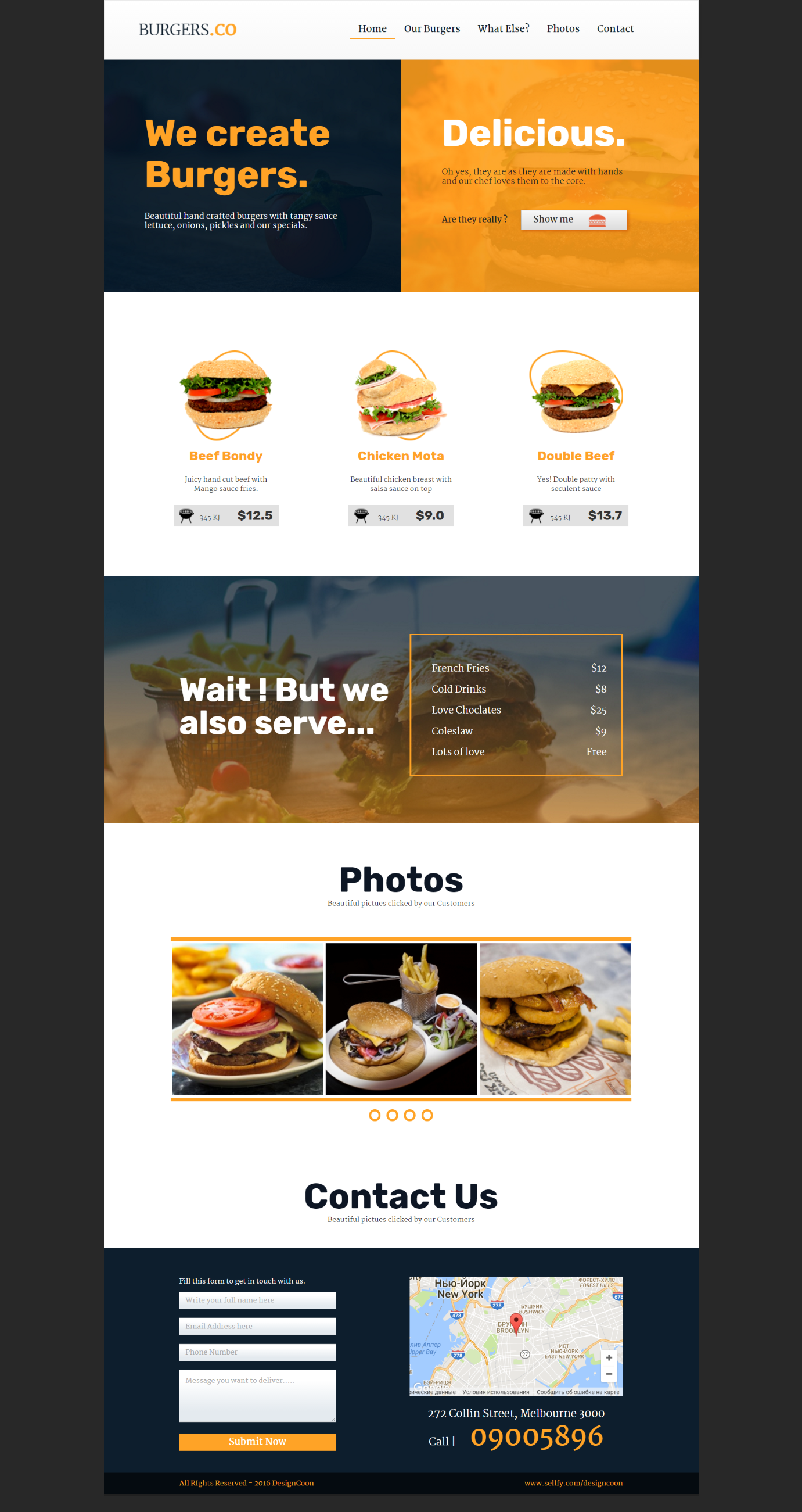 Адаптивный Landing Page