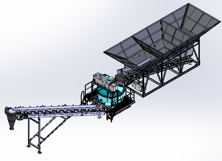 Concrete mixing plants