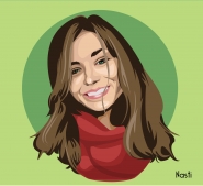 Портрет в Adobe Illustrator