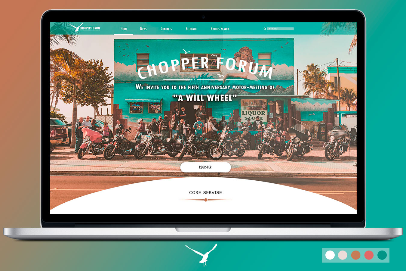 Стартовый экран СHOPER FORUM 