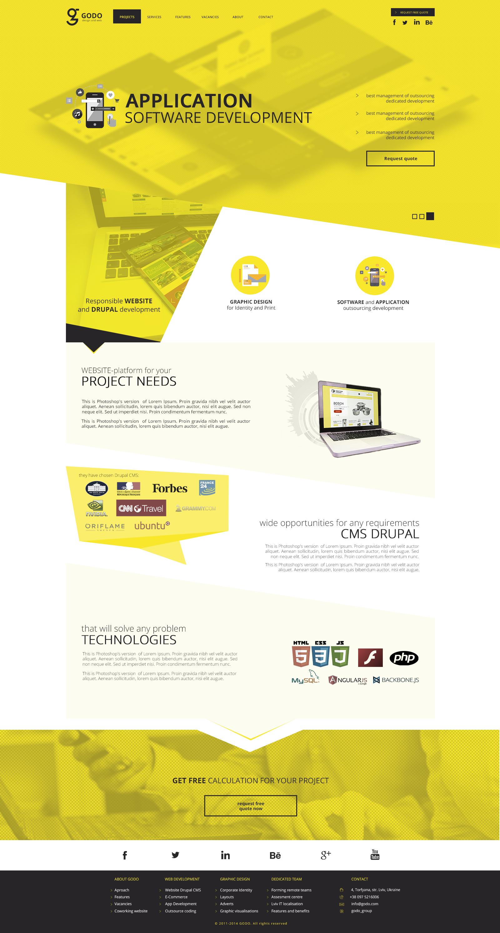 web agency website