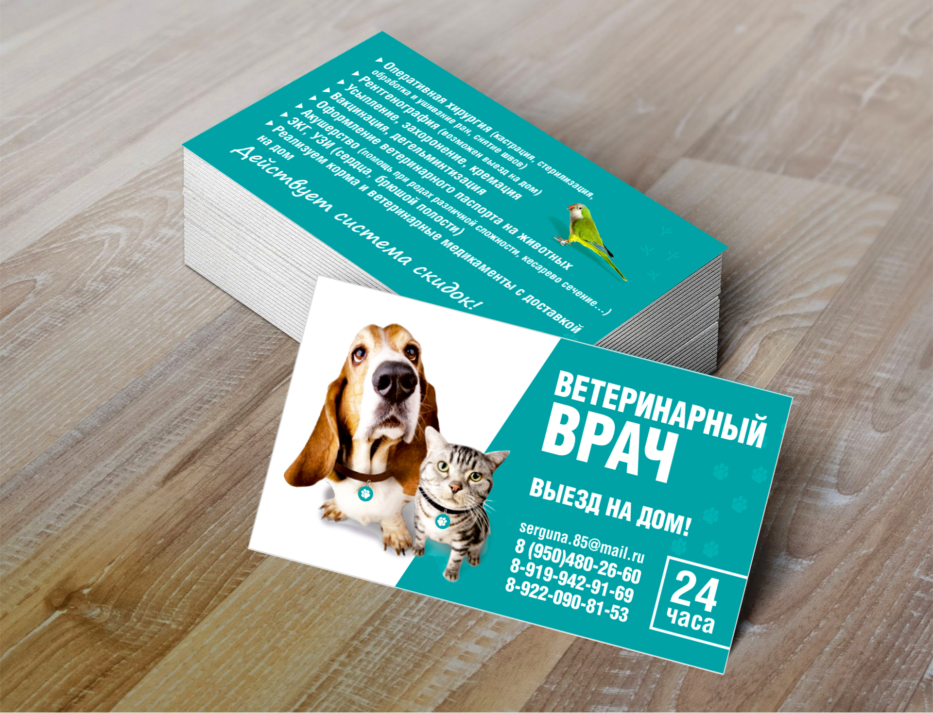  Визитка_Ветеринарный врач 24 час