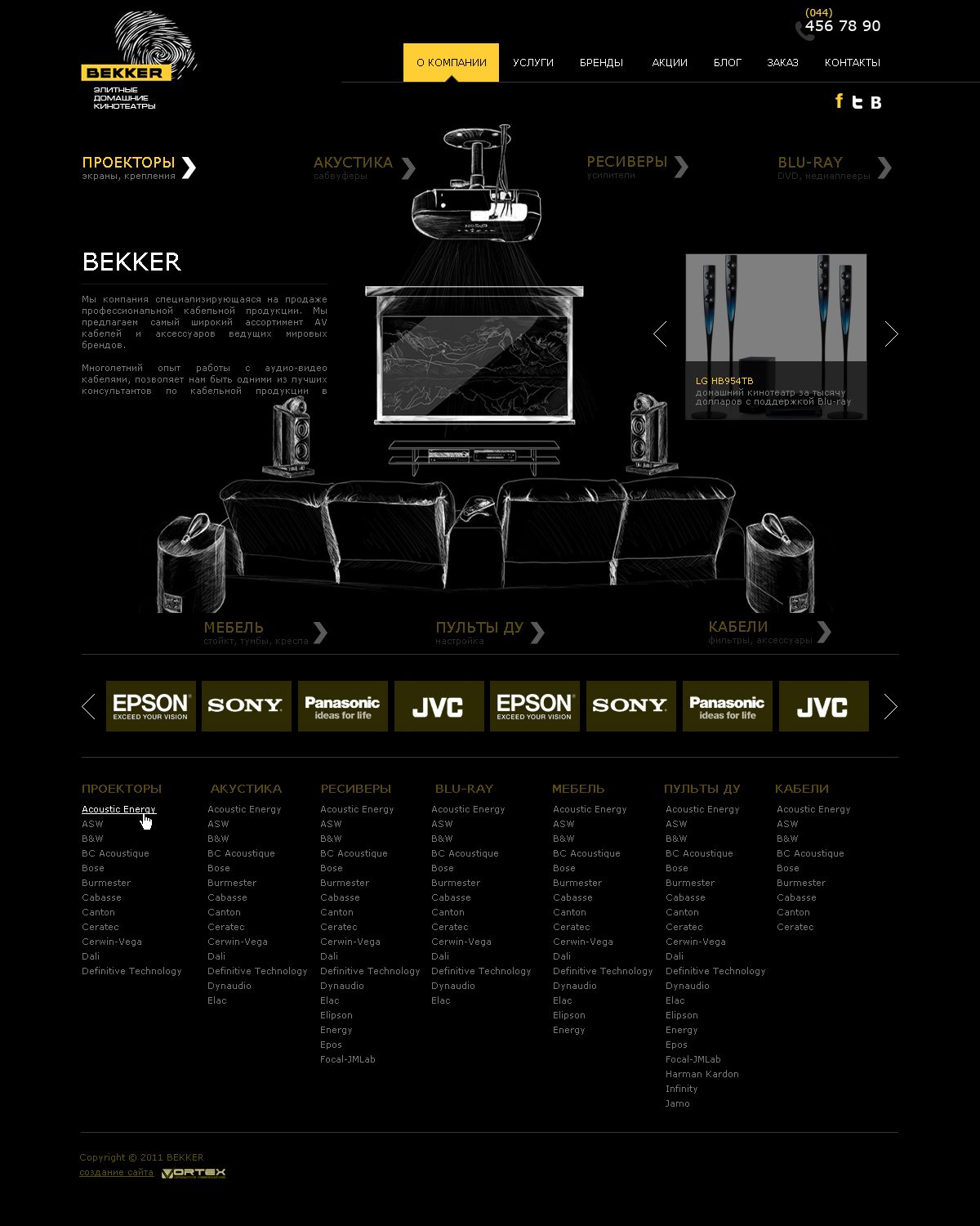 Элитные домашние кинотеатры