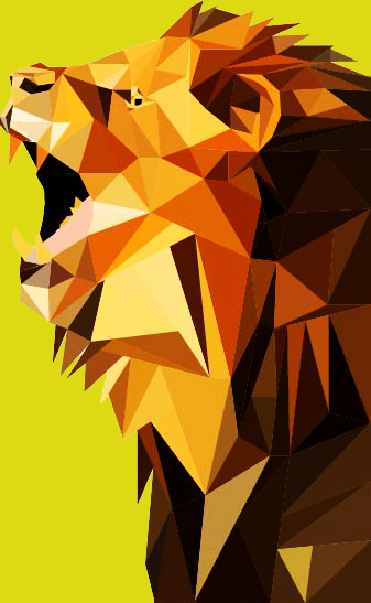 Lion (low poly)