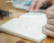 Верстка PSD макета WEB студии