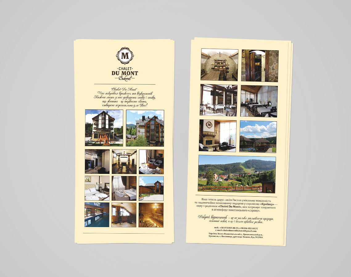 Euroflaer design for the Chalet du Mont