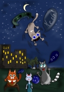 Комикс с котейками. 