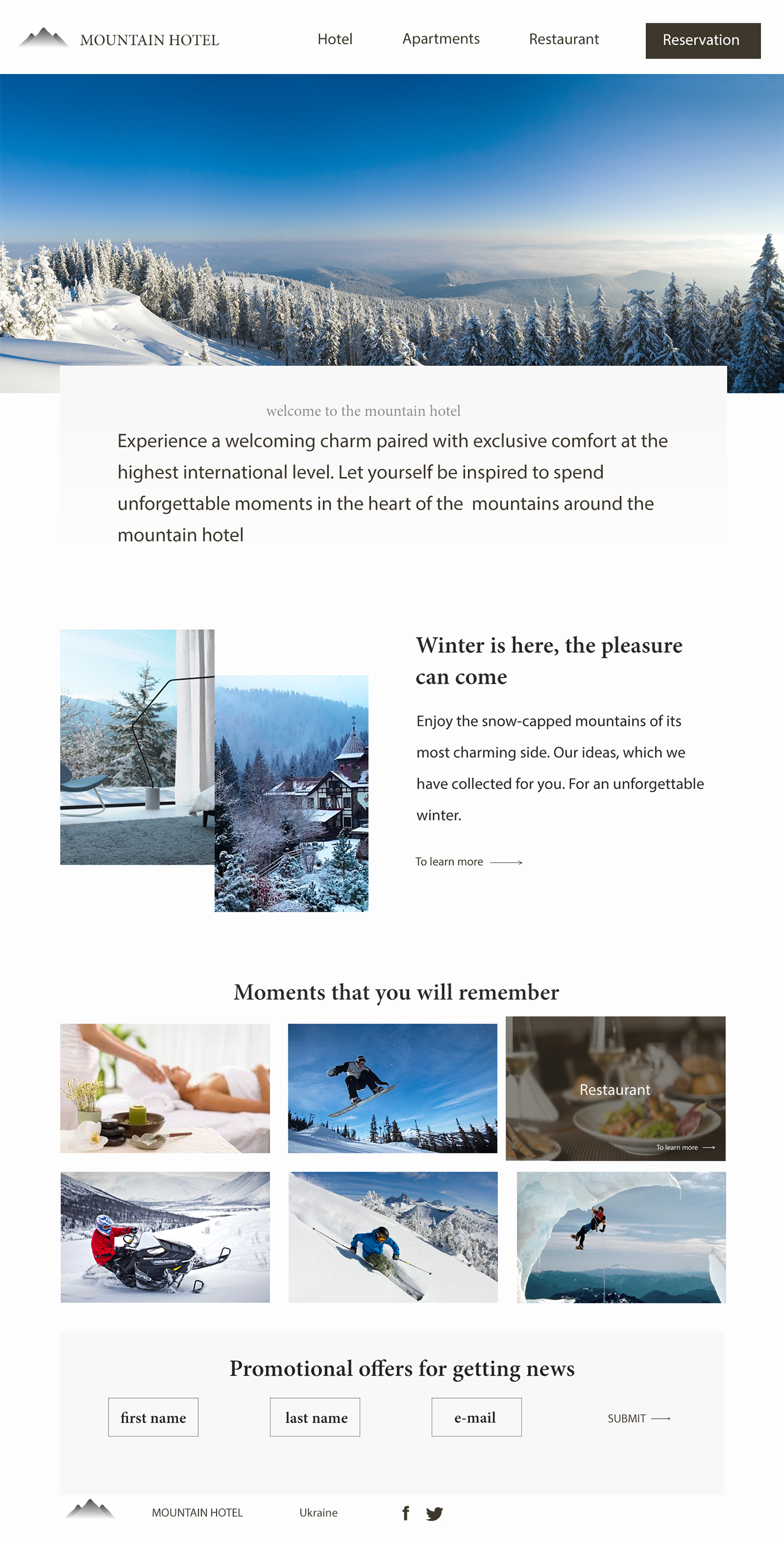 Mountain hotel