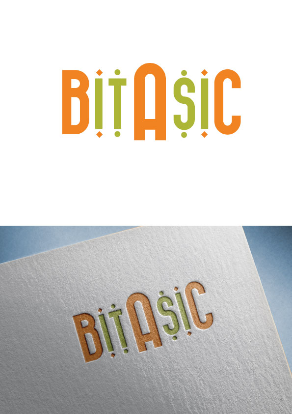 логотип и определить корпоративные цвета для проекта BITASIC.  