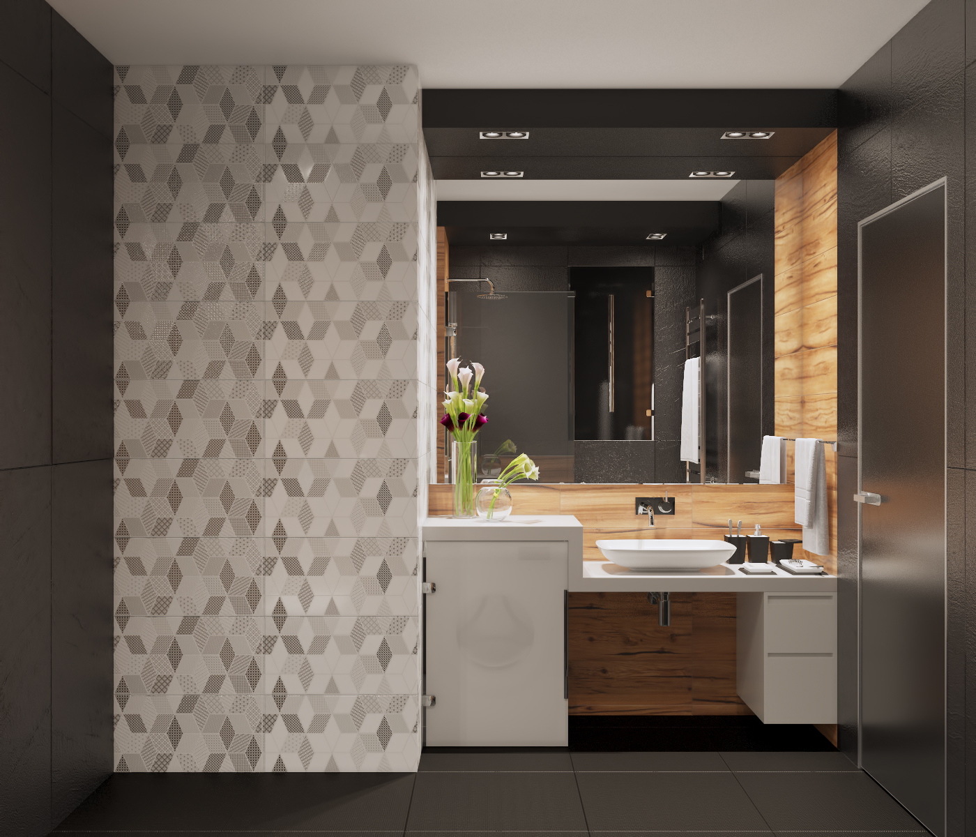 Contemporary Small Bathroom