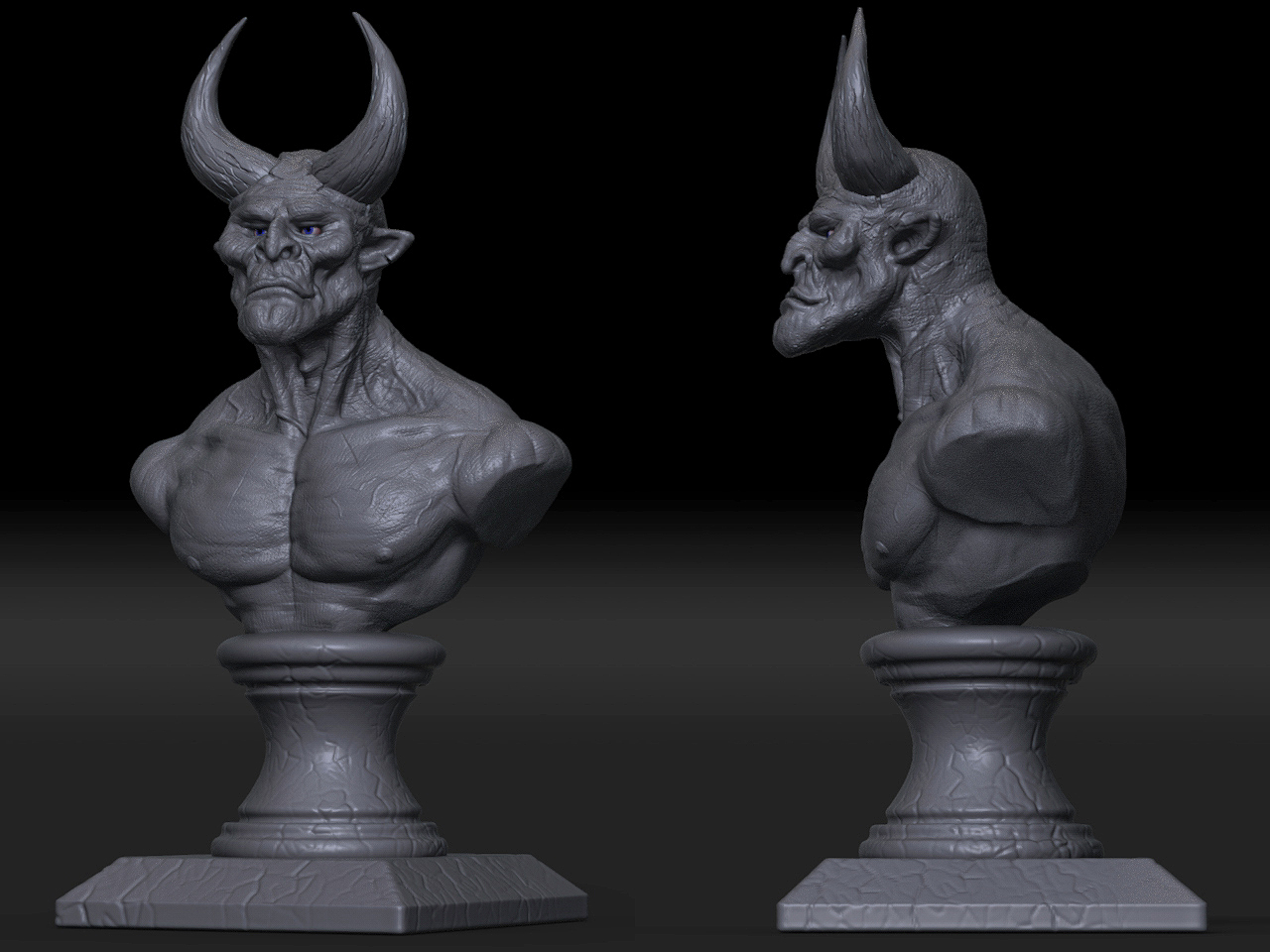 Demon bust