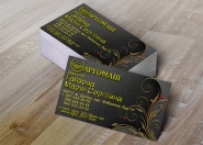 Визитка гламурная