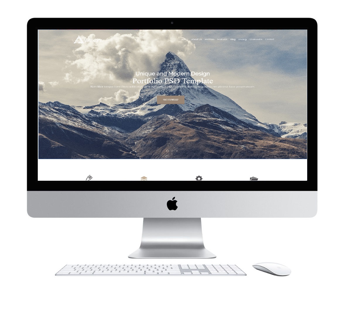 Верстка учебного макета Waxom