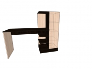 Компьютерный стол с пеналом