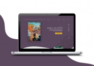 Landing page Эммы - графического дизайнера