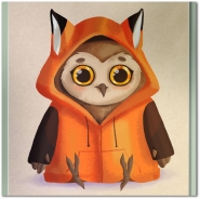 Серия иллюстраций Сова