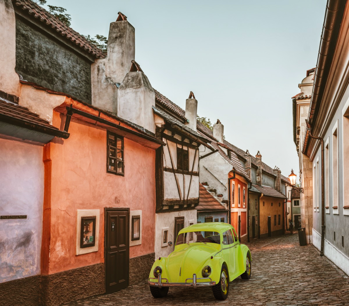 Создание 3Д модели VW Beetle