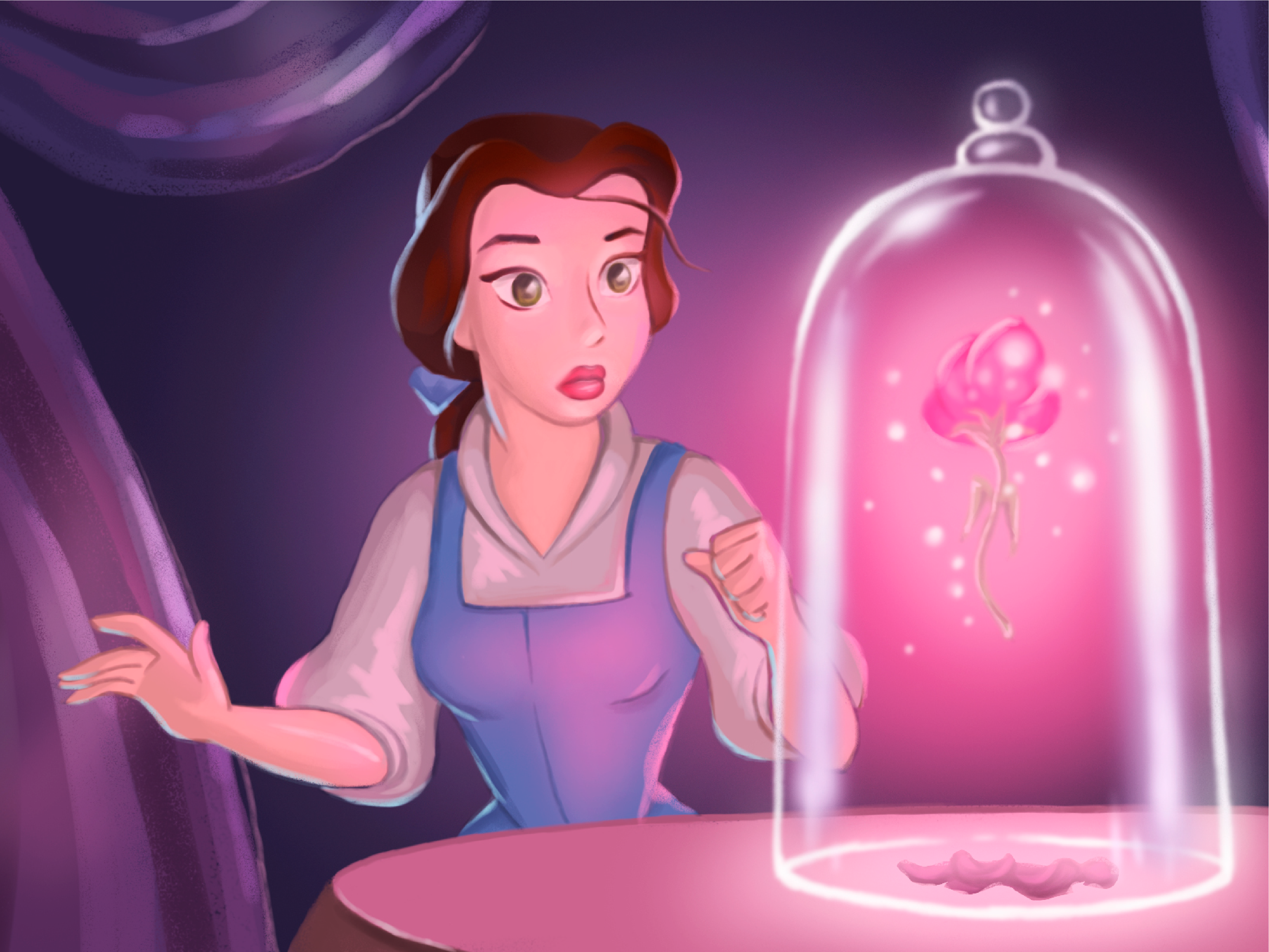 Иллюстрация Белль