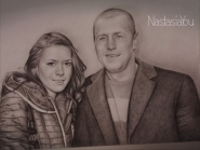 Чёрно-белый портрет