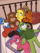 Симпсоны - девочка с игрушками