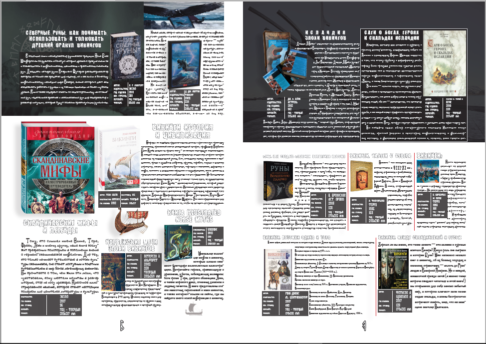 Каталог книг о Викингах