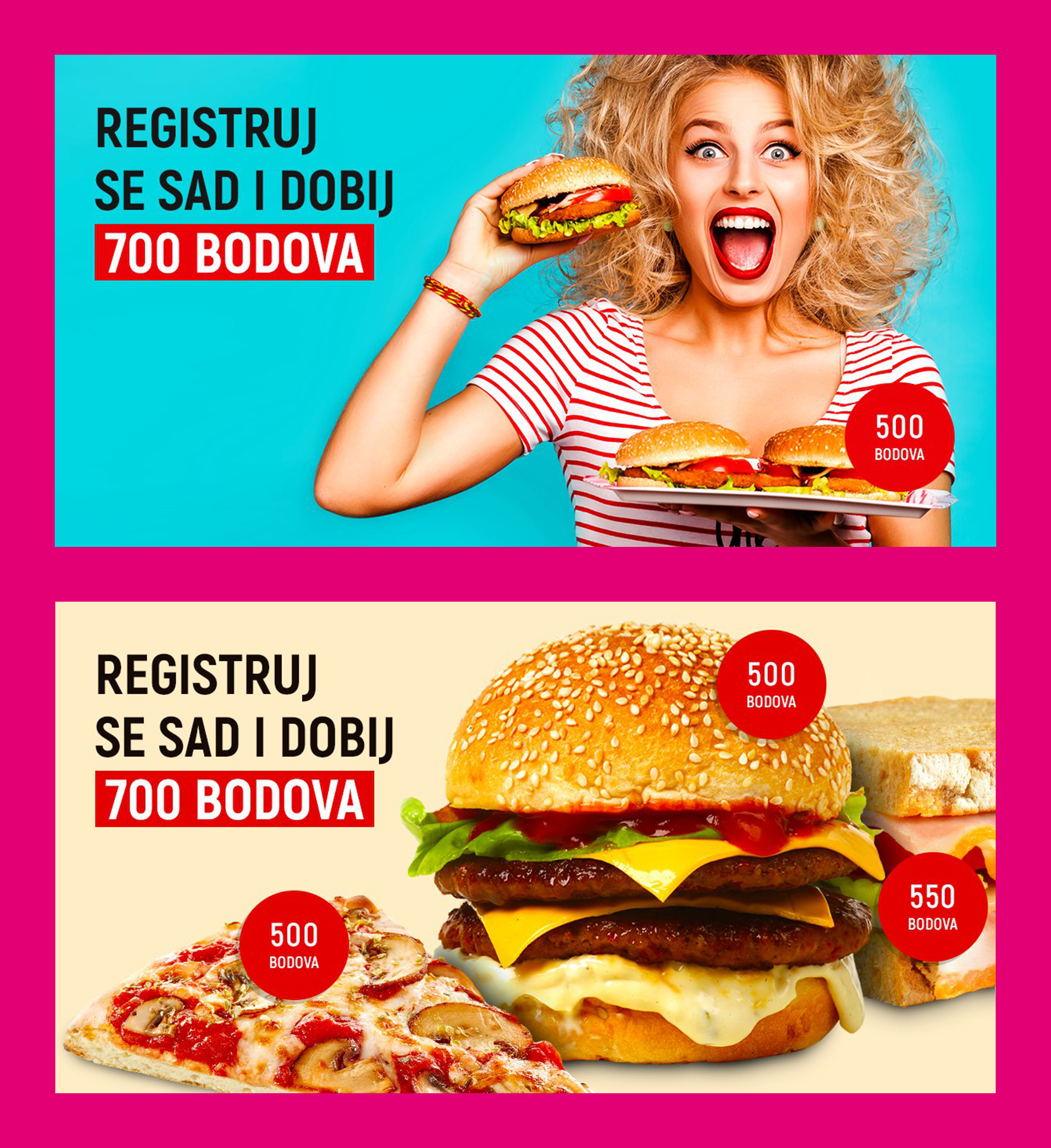 Баннары для «Foody Club» под Facebook