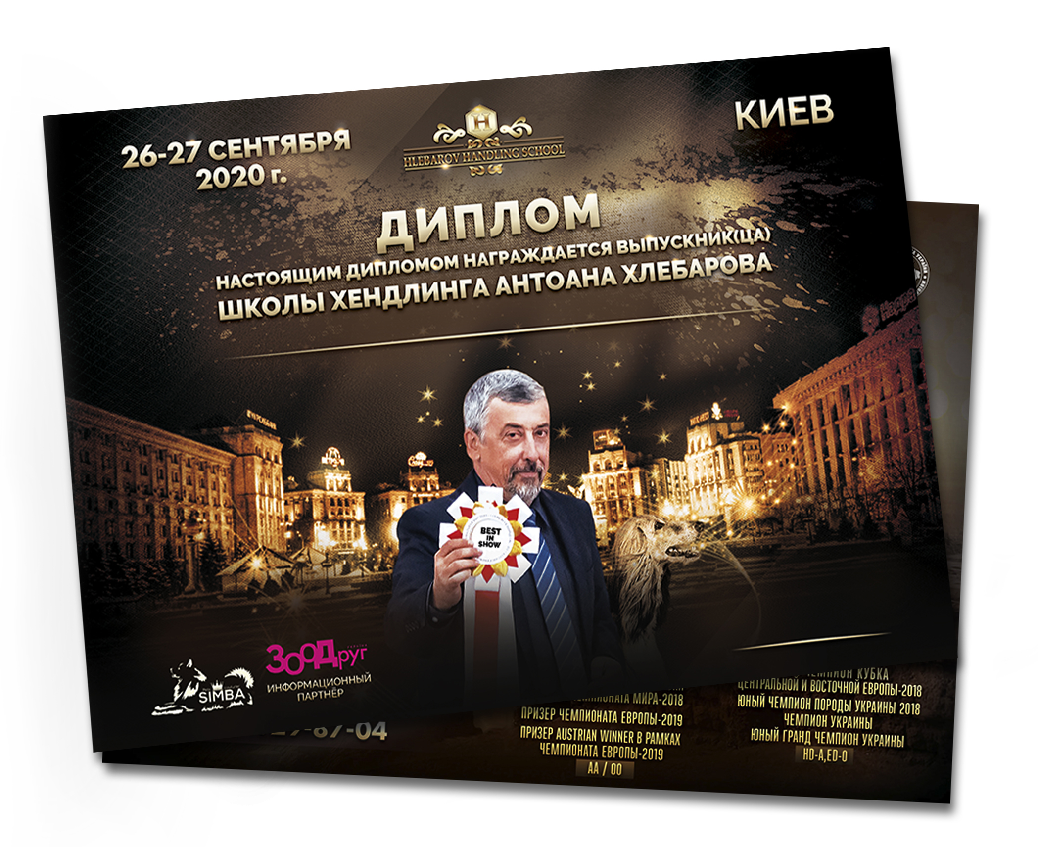 Дизайн дипломов / сертификатов