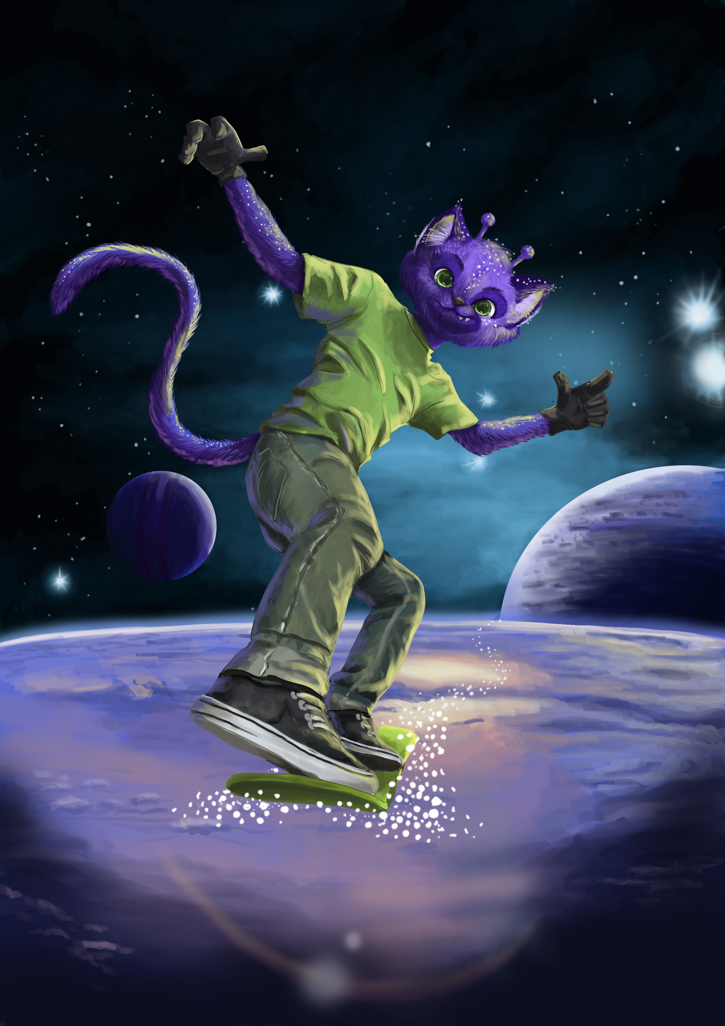 Space surfing