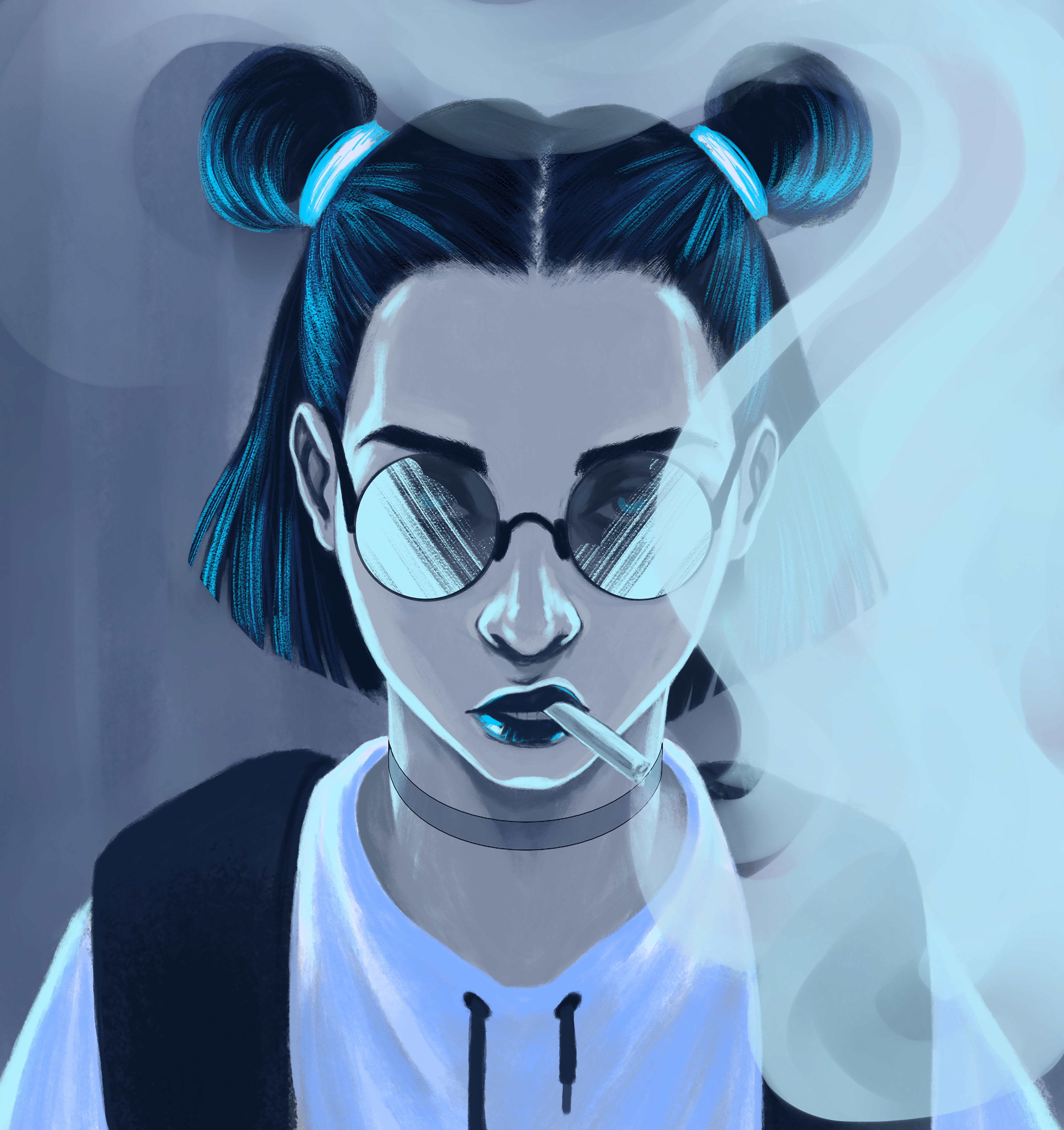 Smoke girl