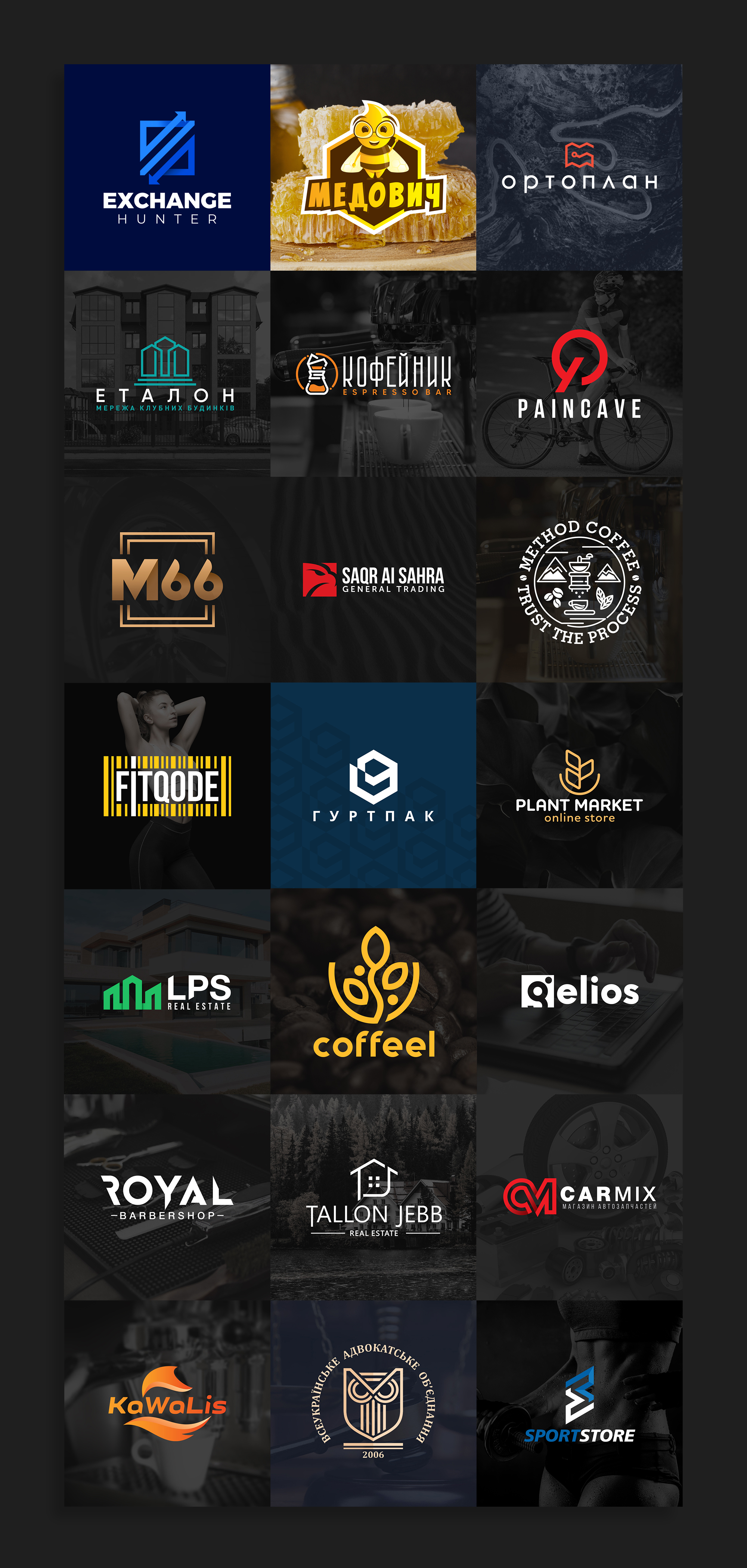 Примеры логотипов