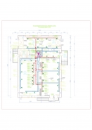 Ventilation and air heating system in a commercial
