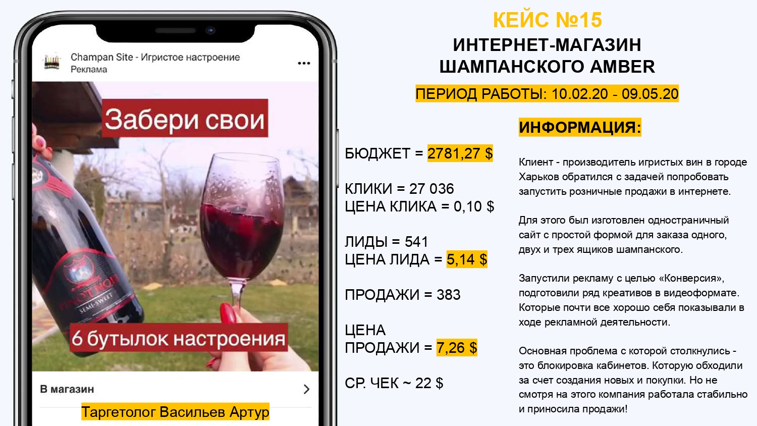 ИНТЕРНЕТ-МАГАЗИН ШАМПАНСКОГО AMBER