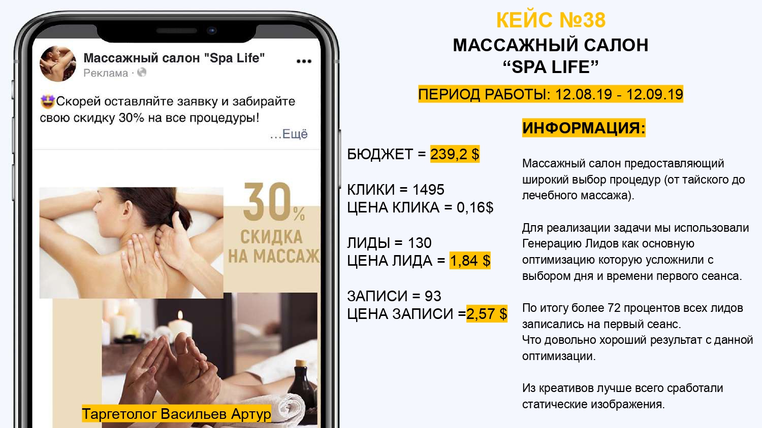 МАССАЖНЫЙ САЛОН “SPA LIFE”