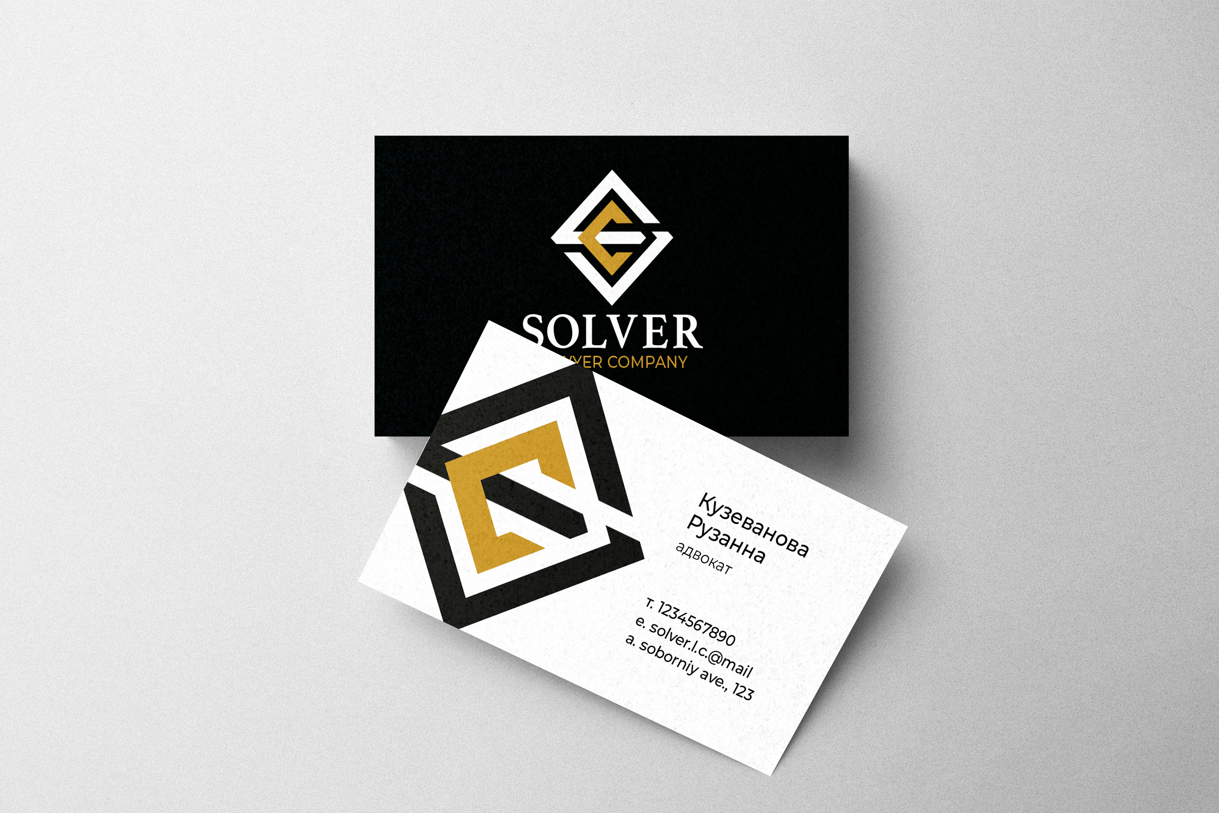 візитівки Solver L.C.