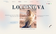 Landing page для салону краси