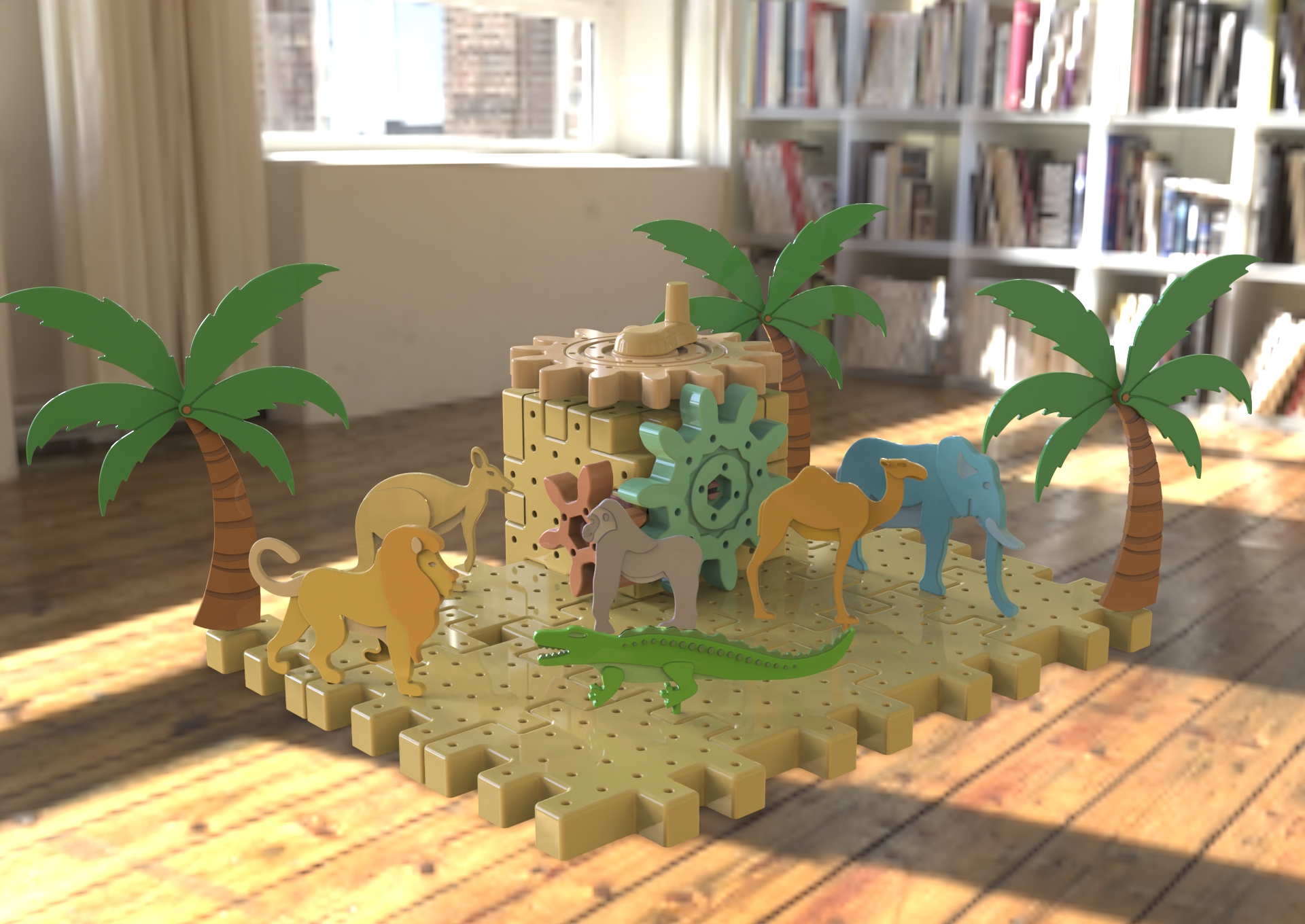 toy with gears
